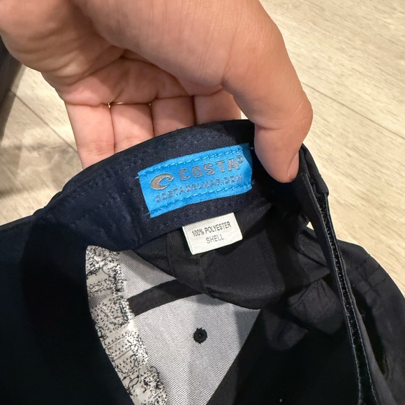 Costa Navy Cap with Blue Logo - Picture 3 of 3